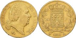 World Coins - France, Louis XVIII, 20 Francs, Louis XVIII, 1819, Paris, Gold,