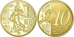 World Coins - France, 10 Euro Cent, 2016, BE, , Brass, KM:New