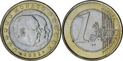 World Coins - Monaco, Rainier III, Euro, 2002, Paris, , Bi-Metallic, Gadoury:MC178