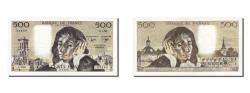 World Coins - Banknote, France, 500 Francs, 500 F 1968-1993 ''Pascal'', 1979, 1979-06-07