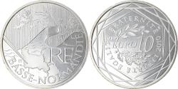 World Coins - France, 10 Euro, Basse Normandie, 2010, Paris, , Silver, KM:1647