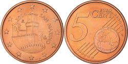World Coins - San Marino, 5 Euro Cent, 2004, Rome, , Copper Plated Steel, KM:442