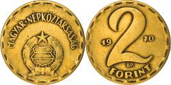 World Coins - Coin, Hungary, 2 Forint, 1970, Warsaw, , Brass, KM:591