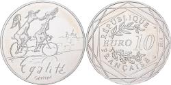 World Coins - France, 10 Euro, 2014, Monnaie de Paris, Sempé Égalité Été,