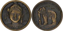 World Coins - France, Medal, Exposition Coloniale Internationale, Paris, Asie, 1931, Bronze