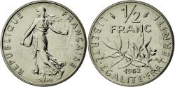 World Coins - Coin, France, Semeuse, 1/2 Franc, 1982, , Nickel, Gadoury:429