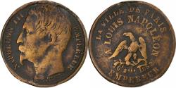 World Coins - France, Medal, La ville de Paris à Louis-Napoléon empereur, Brass, Robineau