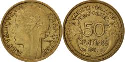 World Coins - Coin, France, Morlon, 50 Centimes, 1931, , Aluminum-Bronze, KM:894.1