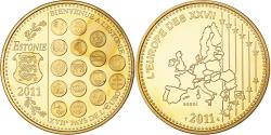 World Coins - France, Medal, L'Europe des XXVII, Bienvenue à l'Estonie, 2011, Utrecht