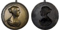 World Coins - France, Medal, Madeleine de Blanchefort Créquy, 1651, Brass, D'après Warin