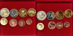 World Coins - Austria, Set Euros, 2003, Set 8 monnaies Euro,