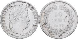 World Coins - France, 50 Centimes, Louis-Philippe, 1846, Paris, Silver,