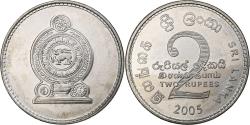 World Coins - Sri Lanka, 2 Rupees, 2005, Nickel Clad Steel, , KM:147a
