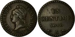 World Coins - Coin, France, Dupré, Centime, 1848, Paris, , Bronze, KM:754
