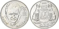 World Coins - France, 100 Francs, André Malraux, 1997, Silver, , Gadoury:954, KM:1188