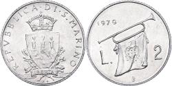 World Coins - Coin, San Marino, 2 Lire, 1979, Rome, , Aluminum, KM:90