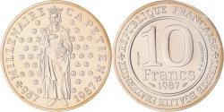 World Coins - Coin, France, Hugues Capet, 10 Francs, 1987, ESSAI, , Nickel-Bronze