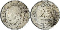 World Coins - Coin, Turkey, 25 Kurus, 2011