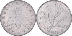 World Coins - Coin, Italy, 2 Lire, 1955, Rome, , Aluminum, KM:94
