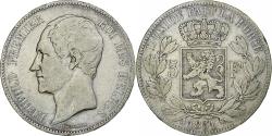World Coins - Belgium, Leopold I, 5 Francs, 5 Frank, 1851, Silver, , KM:17