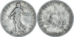 World Coins - Coin, France, Semeuse, Franc, 1898, Paris, , Silver, KM:844.1