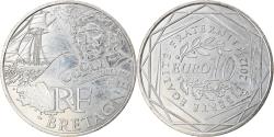 World Coins - France, 10 Euro, Bretagne, 2012, Paris, , Silver, Gadoury:EU514