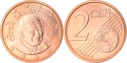World Coins - VATICAN CITY, 2 Euro Cent, 2008, Rome, , Copper Plated Steel, KM:376