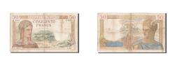 World Coins - Banknote, France, 50 Francs, 50 F 1934-1940 ''Cérès'', 1936, 1936-02-27