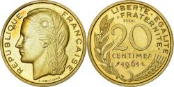 World Coins - Coin, France, Essai de Dieudonné, 20 Centimes, 1961, Paris, ESSAI,