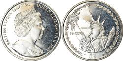 World Coins - Coin, BRITISH VIRGIN ISLANDS, Dollar, 2002, Franklin Mint, 11 septembre 2001
