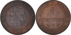 World Coins - Coin, France, Cérès, Centime, 1896, Paris, , Bronze, KM:826.1