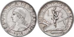 World Coins - Coin, San Marino, 5 Lire, 1935, Rome, , Silver, KM:9