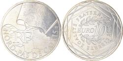 World Coins - France, 10 Euro, Nord-Pas de Calais, 2010, Paris, , Silver