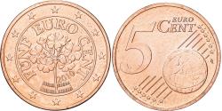 World Coins - Austria, 5 Euro Cent, 2010, Vienna, BU, , Copper Plated Steel, KM:3084