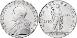 World Coins - Vatican, Paul VI, 10 Lire, 1963, Rome, BU, Aluminum, , KM:79