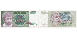 World Coins - Yugoslavia, 50,000 Dinara, 1992, KM:117, EF(40-45)