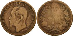 World Coins - Coin, Italy, Vittorio Emanuele II, 10 Centesimi, 1866, Naples,