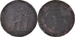 World Coins - Coin, France, 2 Sols, 1791, Birmingham, Monneron, , Bronze, KM:Tn23