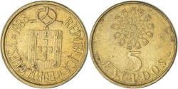 World Coins - Coin, Portugal, 5 Escudos, 1988