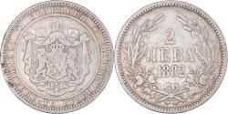 World Coins - Coin, Bulgaria, Alexander  I, 2 Leva, 1882, , Silver, KM:5