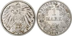 World Coins - GERMANY - EMPIRE, Wilhelm II, Mark, 1903, Karlsruhe, Silver, , KM:14