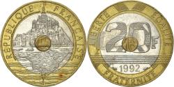 World Coins - Coin, France, 20 Francs, 1992