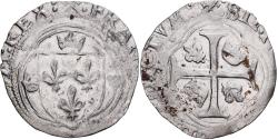 World Coins - France, Francis I, Blanc à la couronne, 1515-1547, Lyon, Billon,