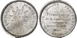 World Coins - France, Medal, French Second Republic, Politics, Society, War, , Tin