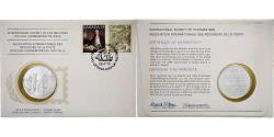 World Coins - Canada, Medal + stamp, International Society of Postmasters, 1978, Silver