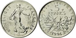 World Coins - Coin, France, Semeuse, 5 Francs, 1994, , Nickel Clad Copper-Nickel