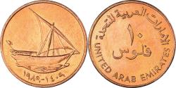 World Coins - Coin, United Arab Emirates, 10 Fils, 1989