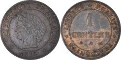 World Coins - Coin, France, Cérès, Centime, 1879, Paris, , Bronze, KM:826.1