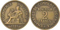 World Coins - Coin, France, Chambre de commerce, 2 Francs, 1925, Paris,