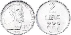 World Coins - Coin, San Marino, 2 Lire, 1972, Rome, , Aluminum, KM:15